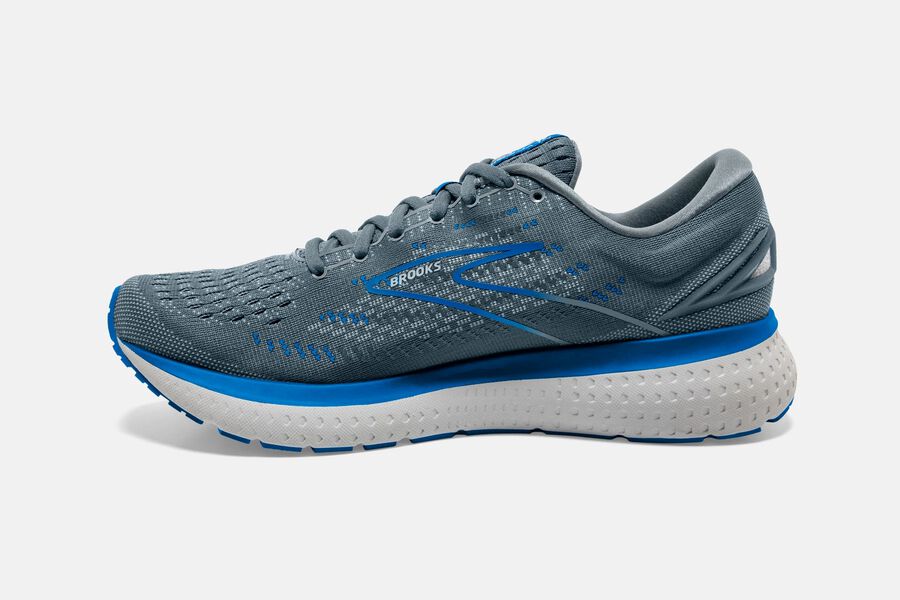 Brooks Glycerin 19 Road Löparskor Herr - Grå/Blå - 5046-BKSCY